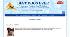 Desktop Screenshot of bestdogsever.com